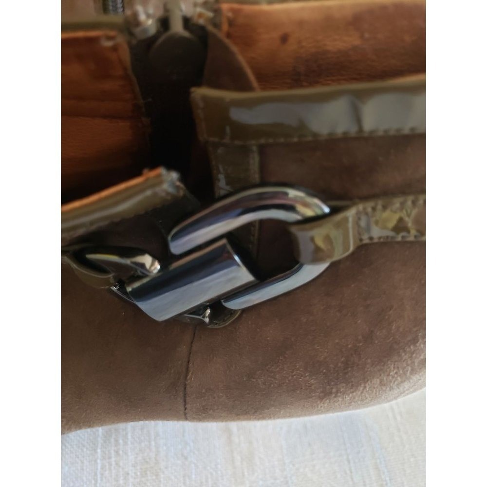 SOFFT BELVEDERE SUEDE BOOTIES SIZE  10M MEDIUM BROWN ANKLE ZIP COMFORT EXTRA SPA - Picture 5 of 10